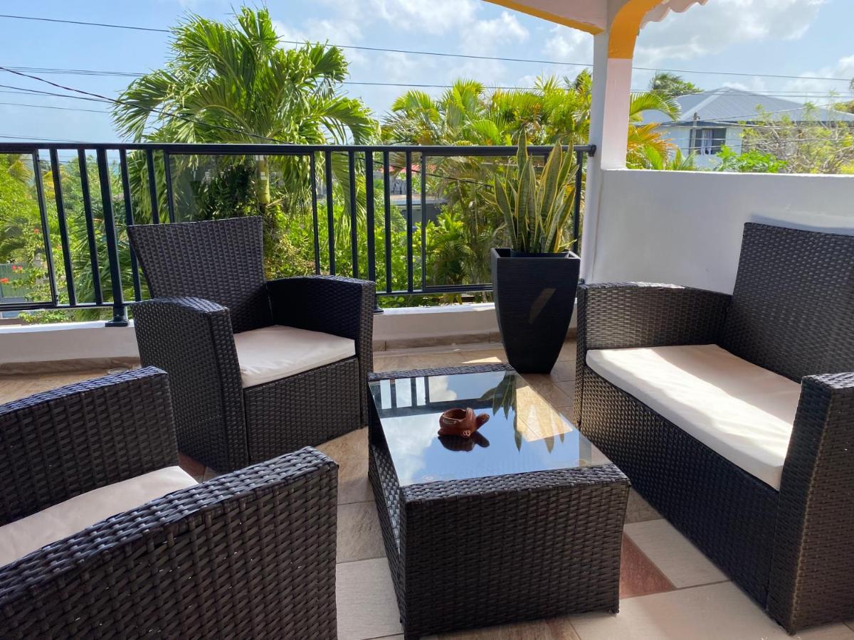Chez Soul~Etage Entier Avec Vue Sur Mer Sainte-Rose Eksteriør billede